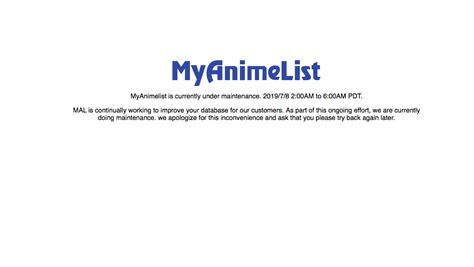 The reason why MAL is Down : r/MyAnimeList